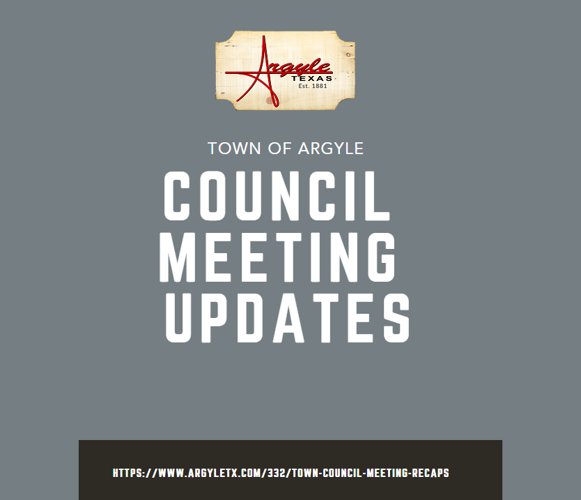 council meeting updates graphic