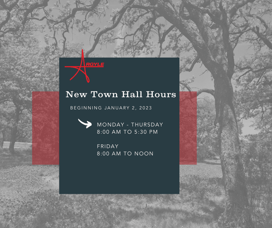 Town Hall Hours Image